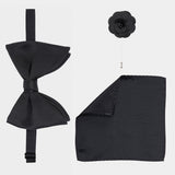 Newman Bow Tie Black Accessories Set