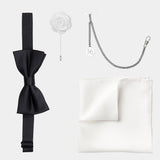 Bow Tie White Accessories Set