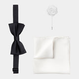 Bow Tie White Accessories Set