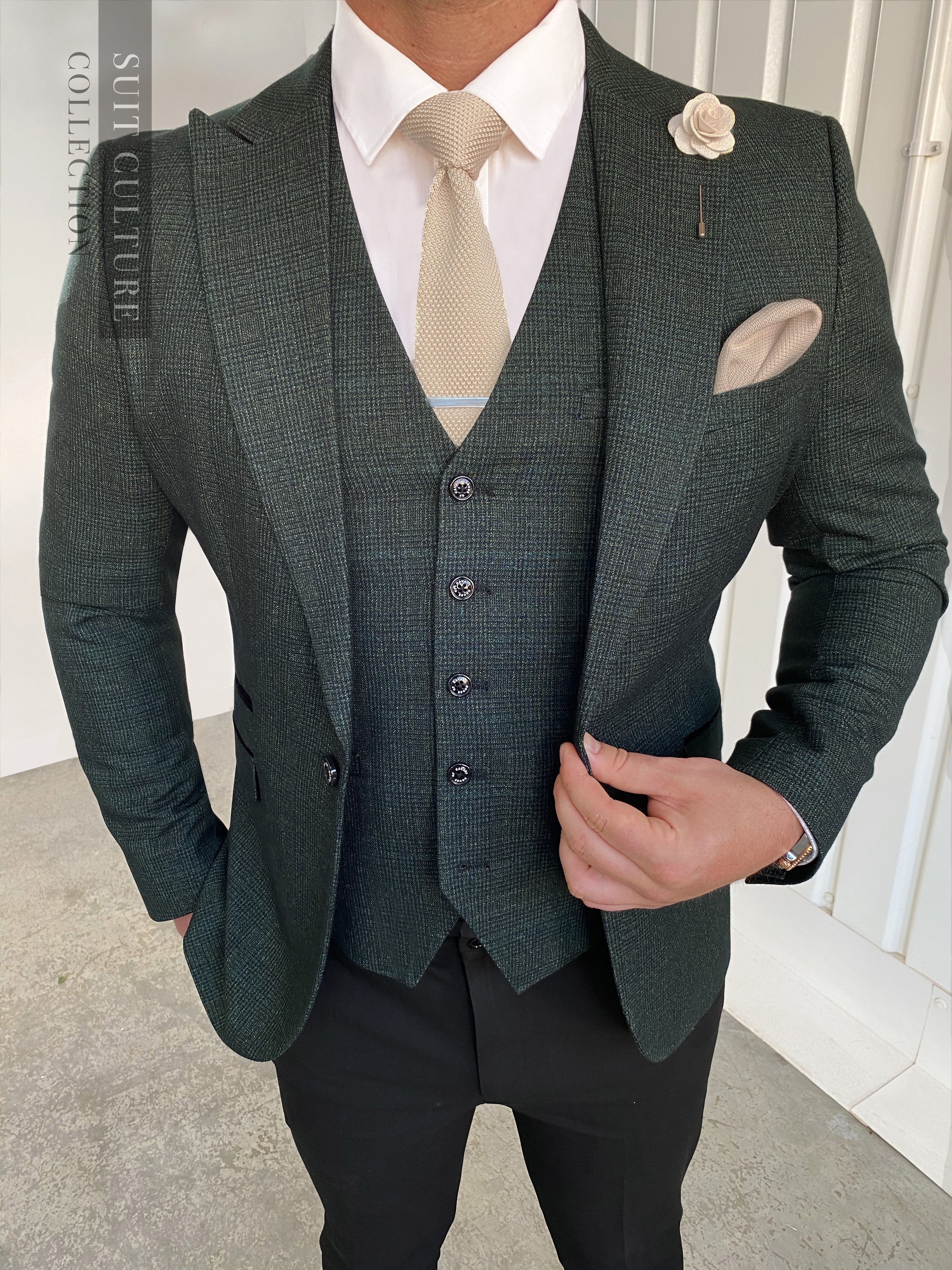 Caridi Olive - Waistcoat