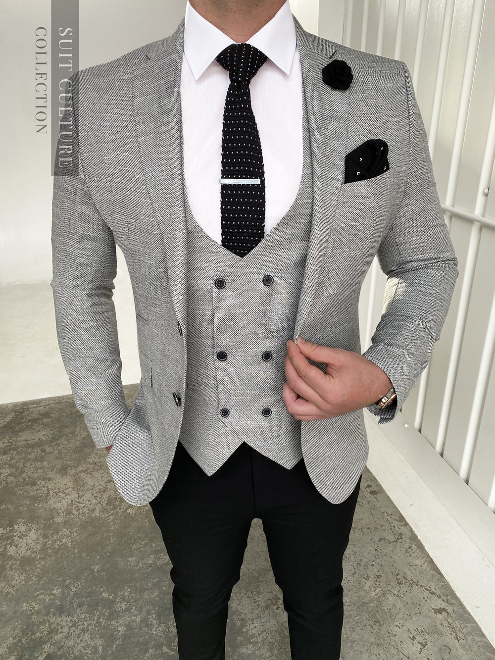 Madrid Grey - Waistcoat