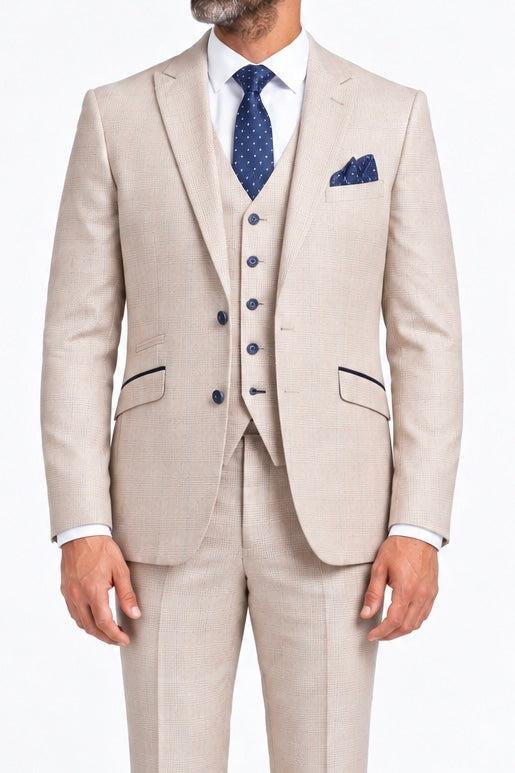 Caridi Beige - Waistcoat
