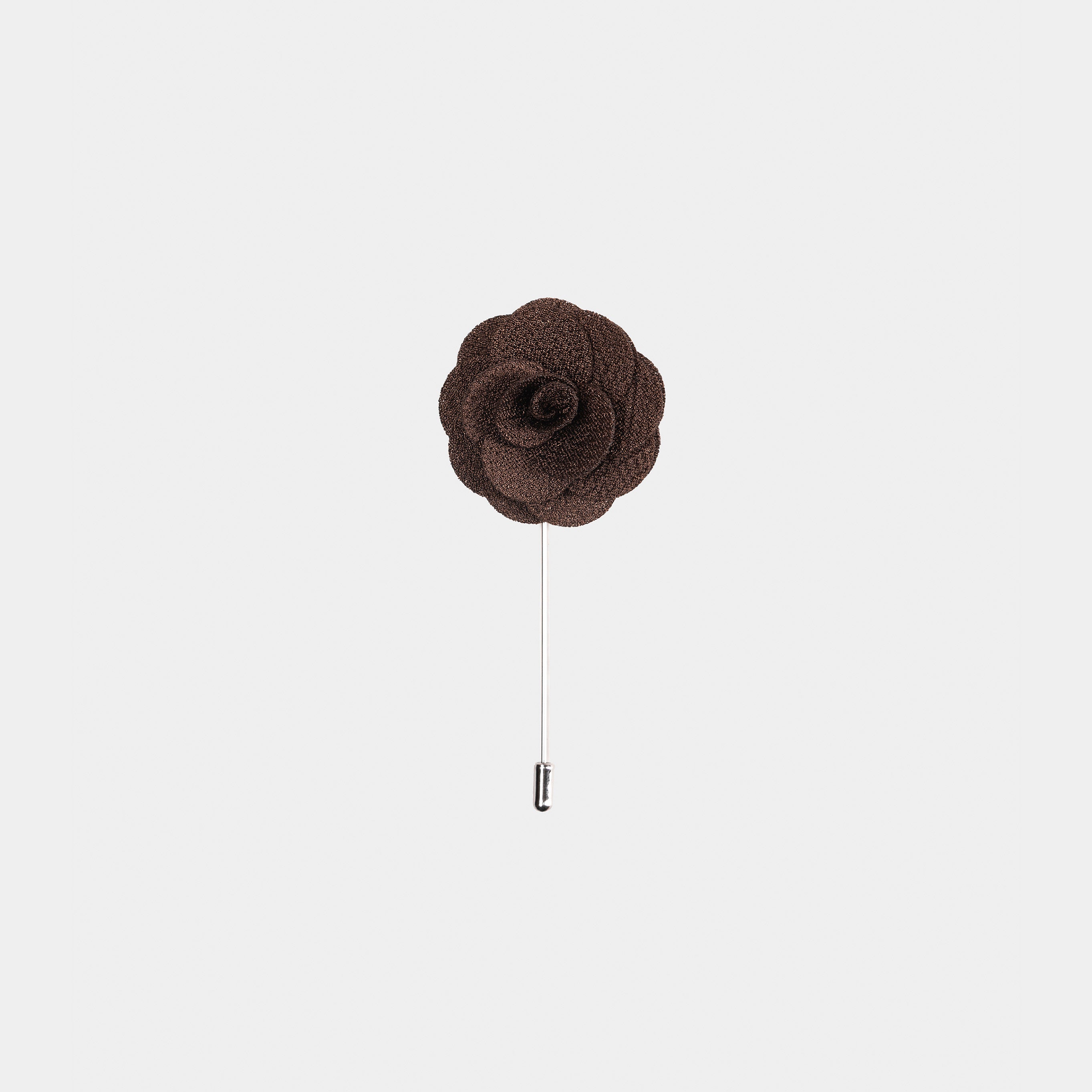 Brown Flower Pin
