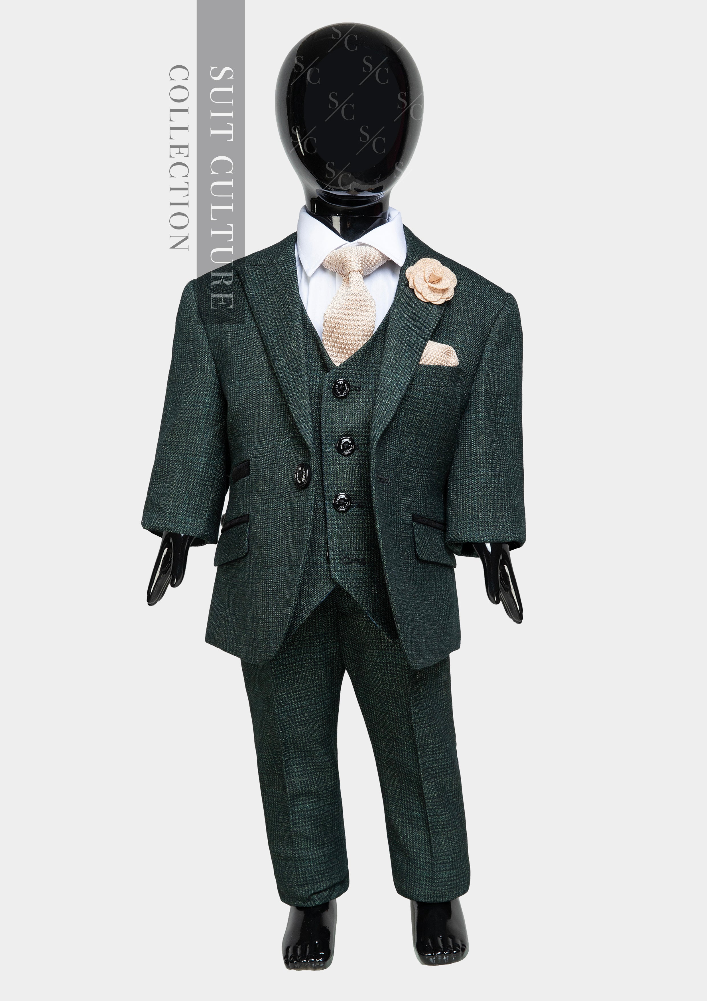 Boys Green - 3 Piece