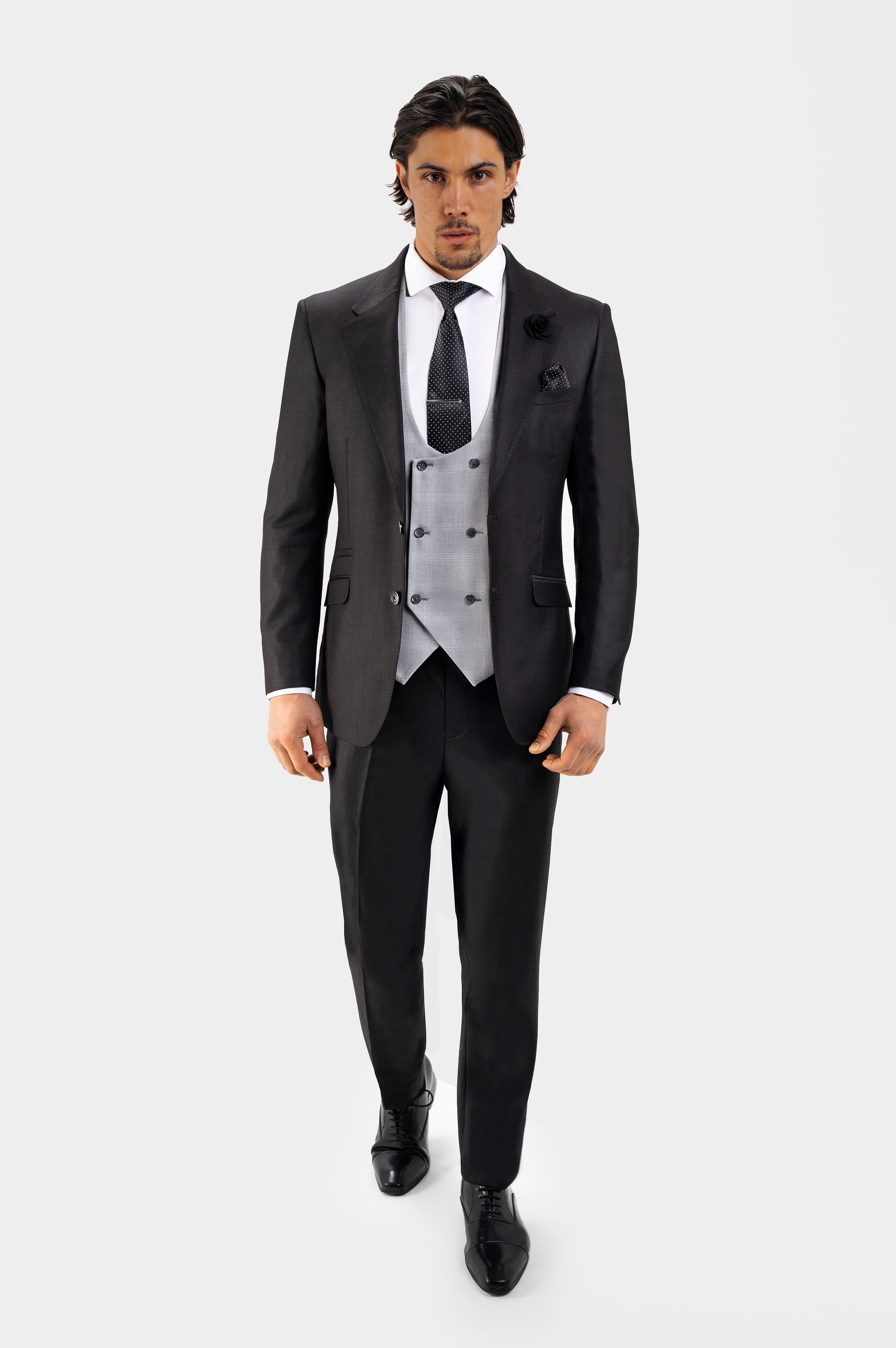 New York Black & Milan Waistcoat -