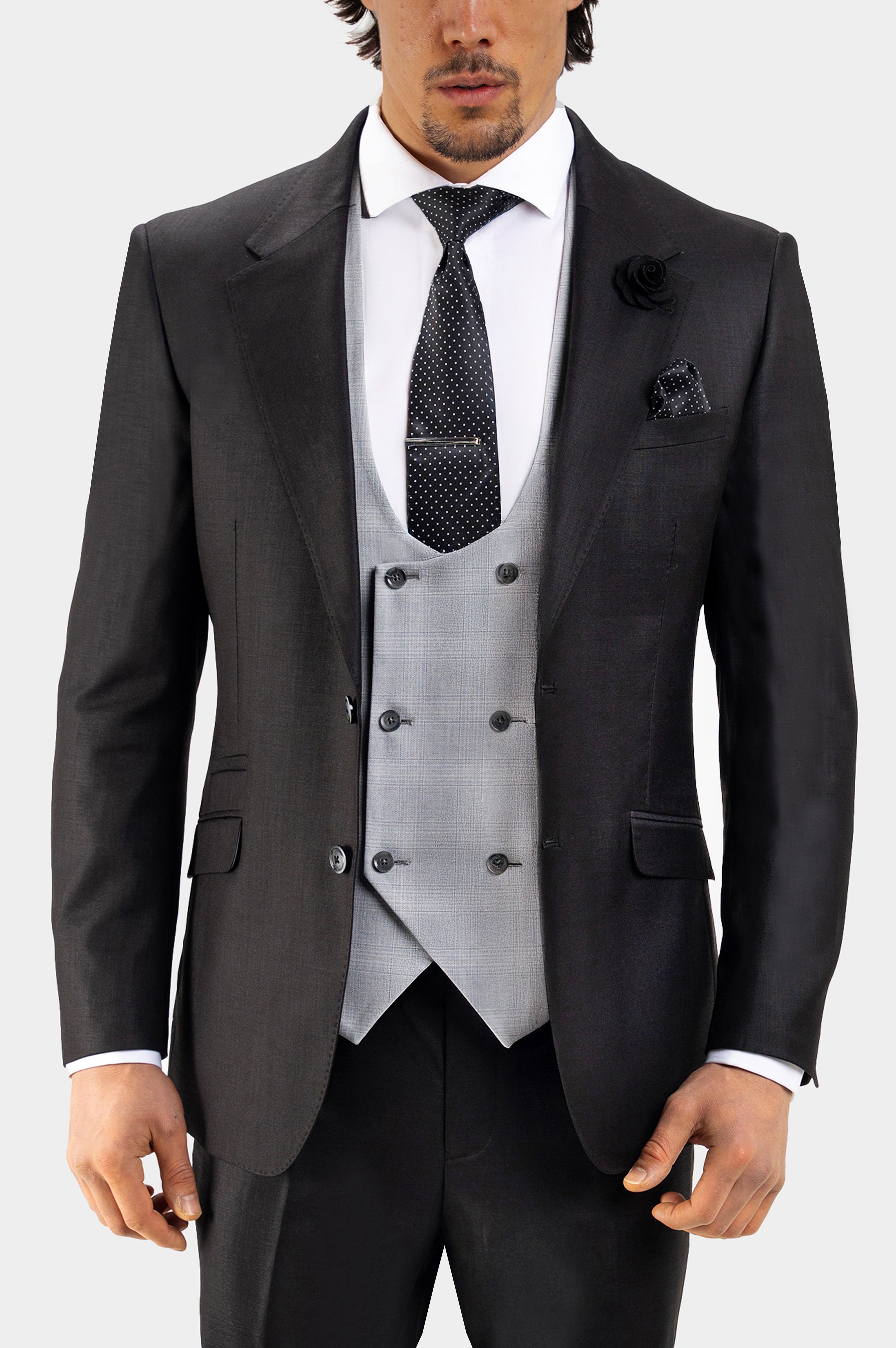 New York Black & Milan Waistcoat -