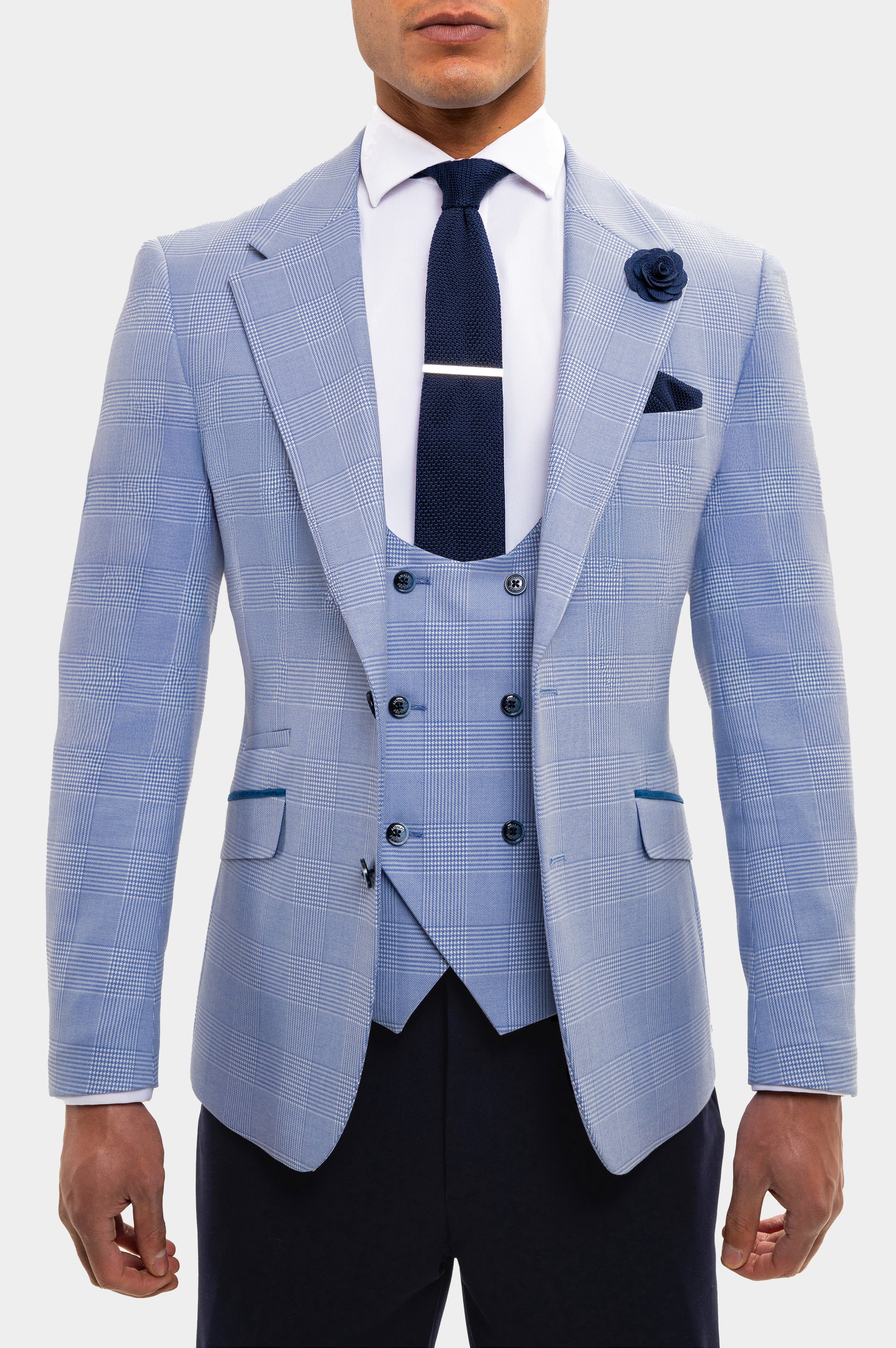 Santorini Sky DB Navy Split - 3 Piece -