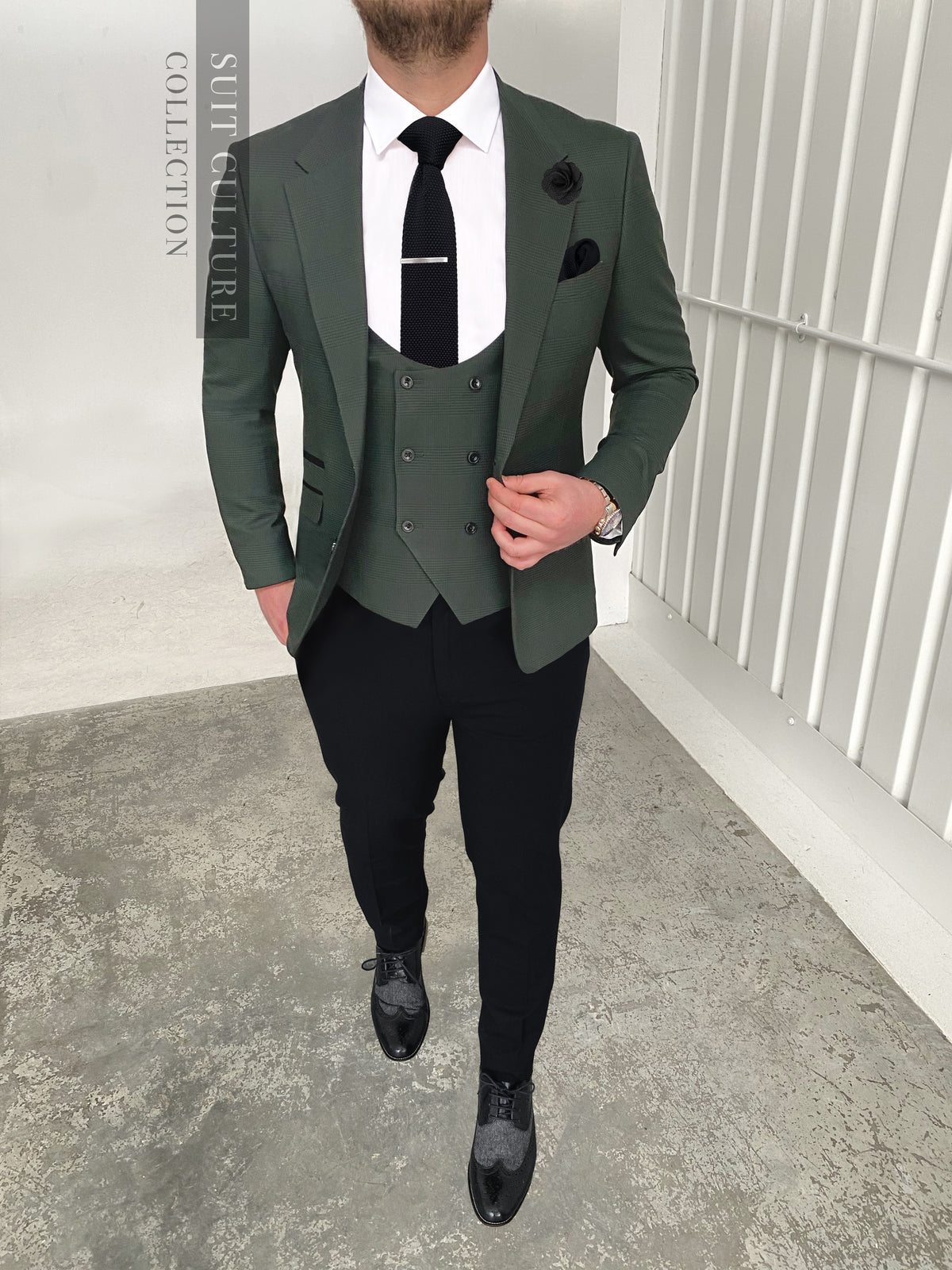 Tuxedo Green Suit Jacket Black Pants Green Suit Jacket Black Pants
