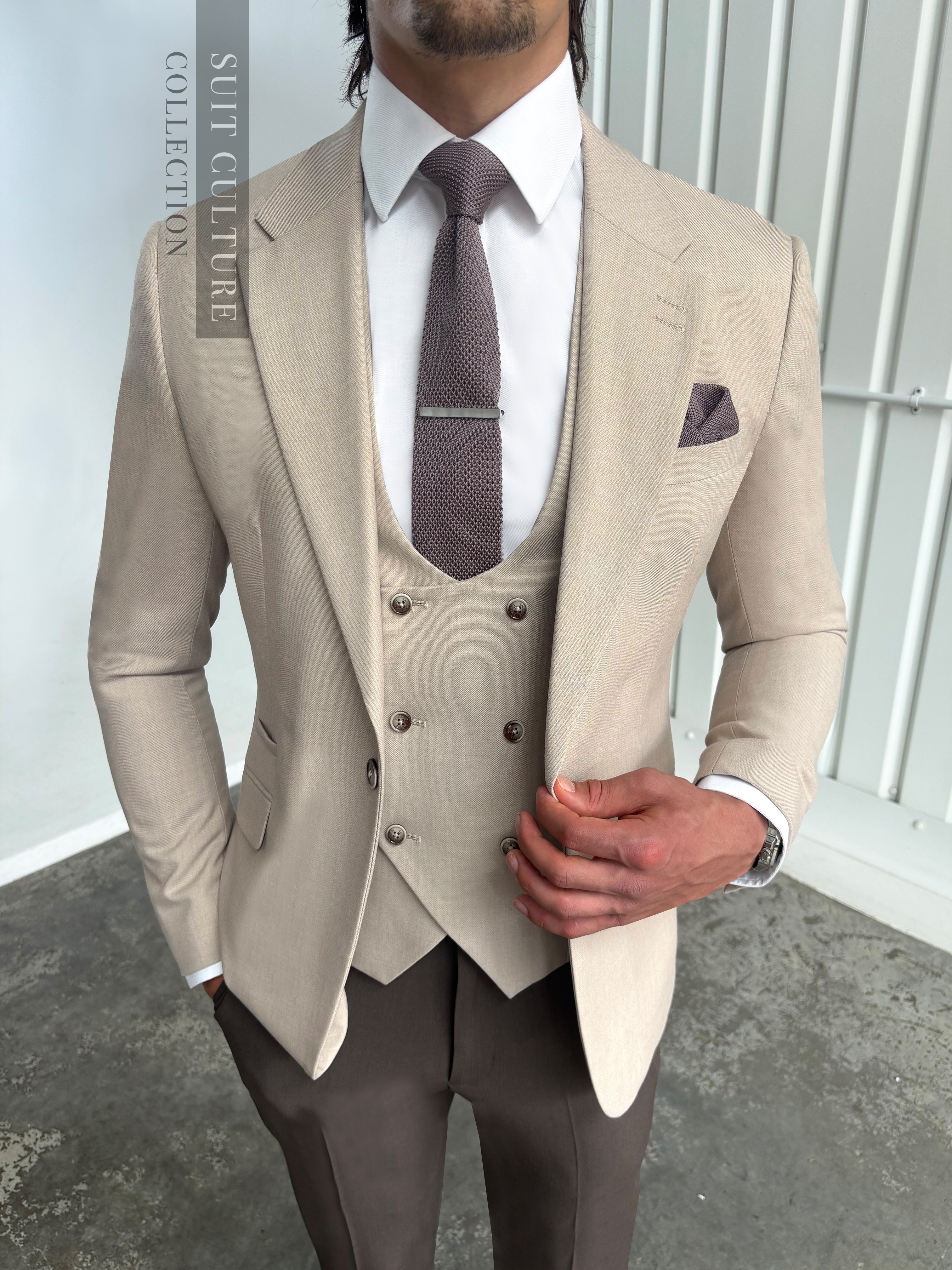 Sicili Brown Split - 3 Piece