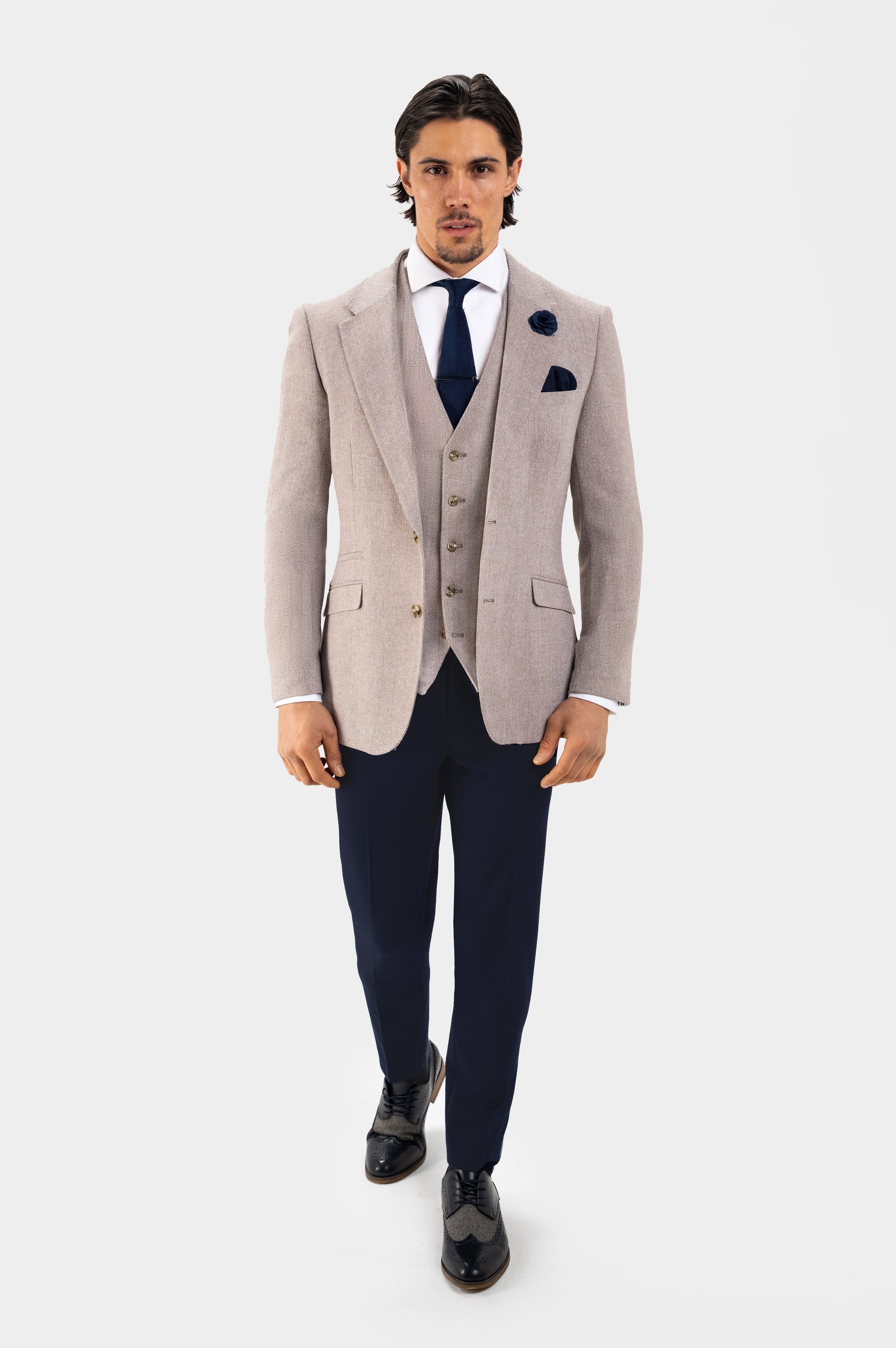 Windsor Navy Split - 3 Piece -