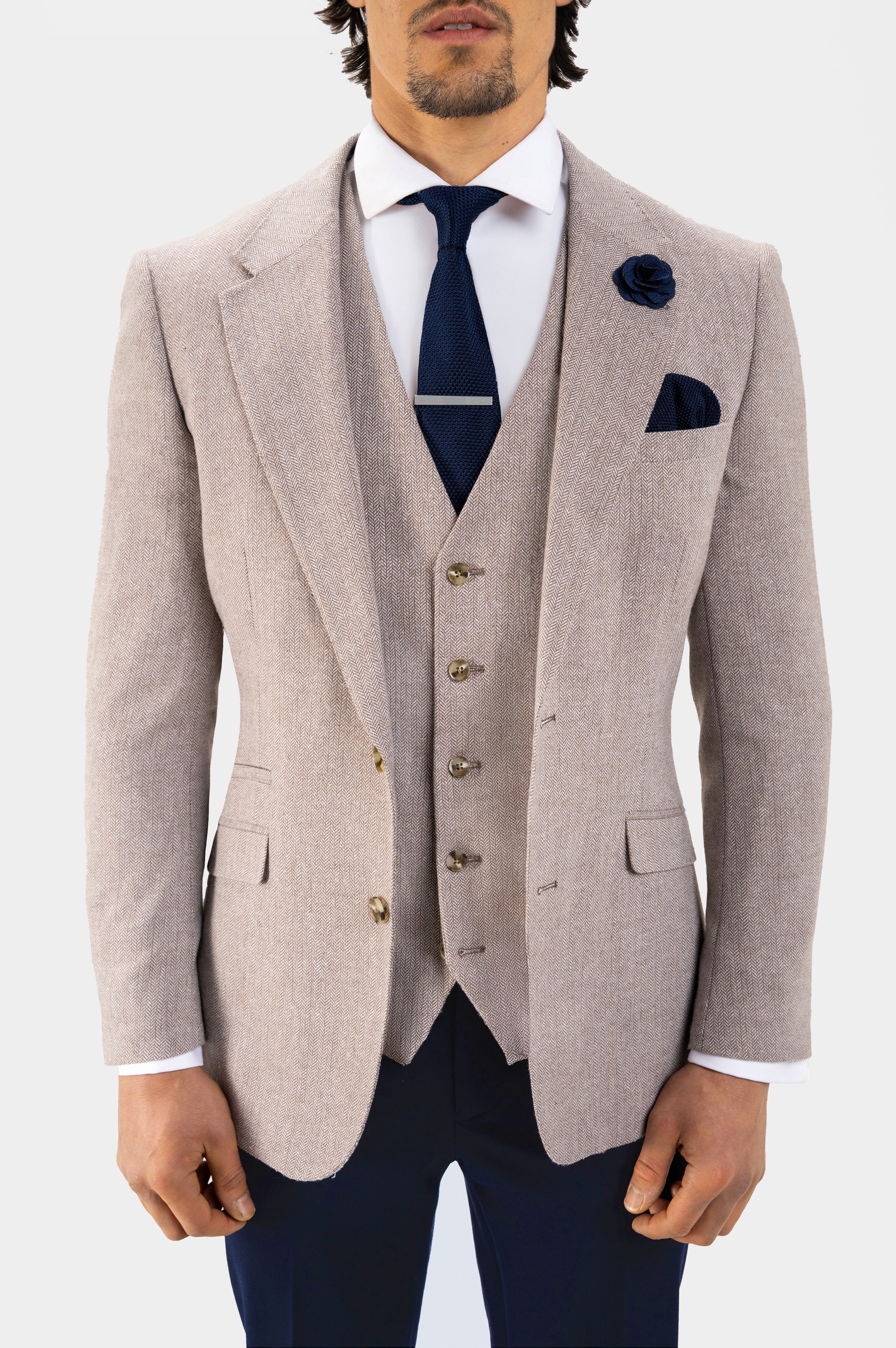 Windsor Navy Split - 3 Piece -