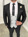 New York Black & Santorini Waistcoat -
