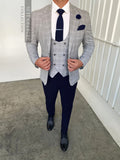 Milan Navy Split - 3 Piece -
