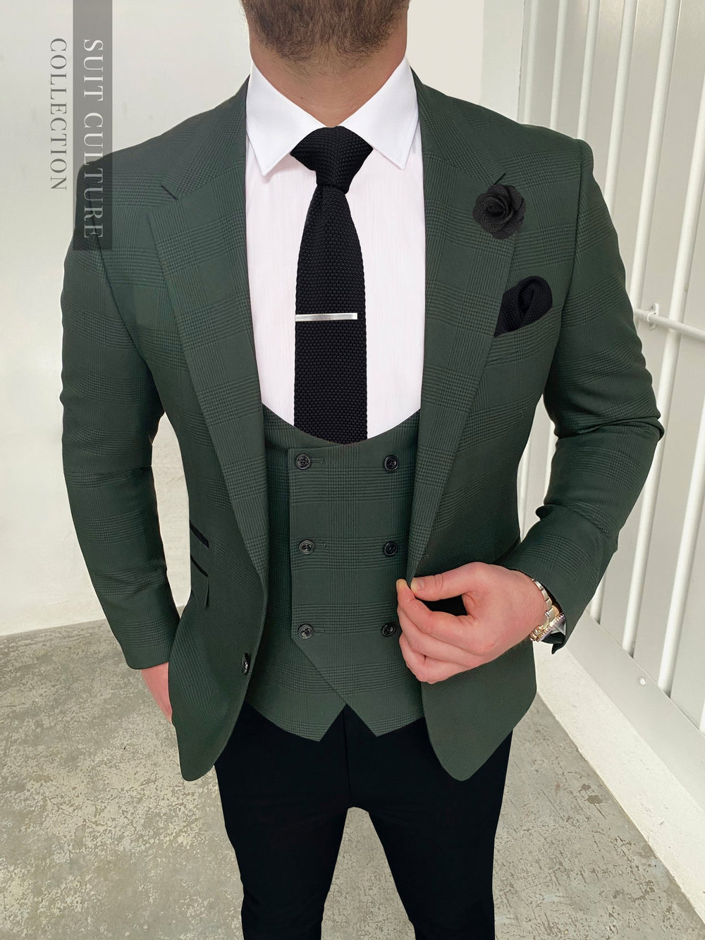 Santorini Green Black Split - 3 Piece -