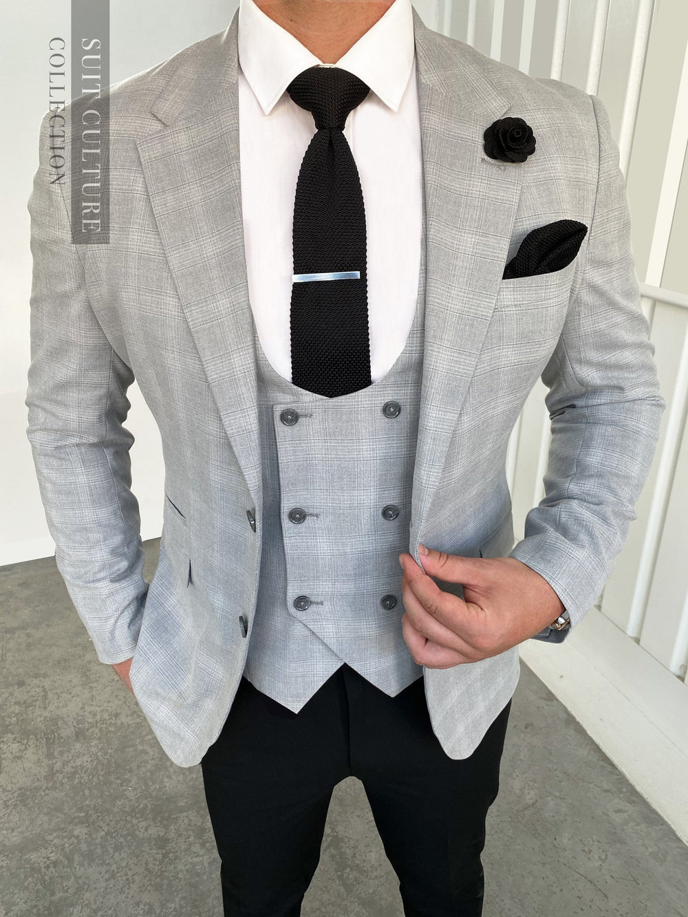 Milan Black Split - 3 Piece -