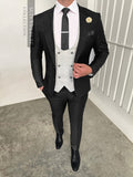 New York Black & Santorini Waistcoat -