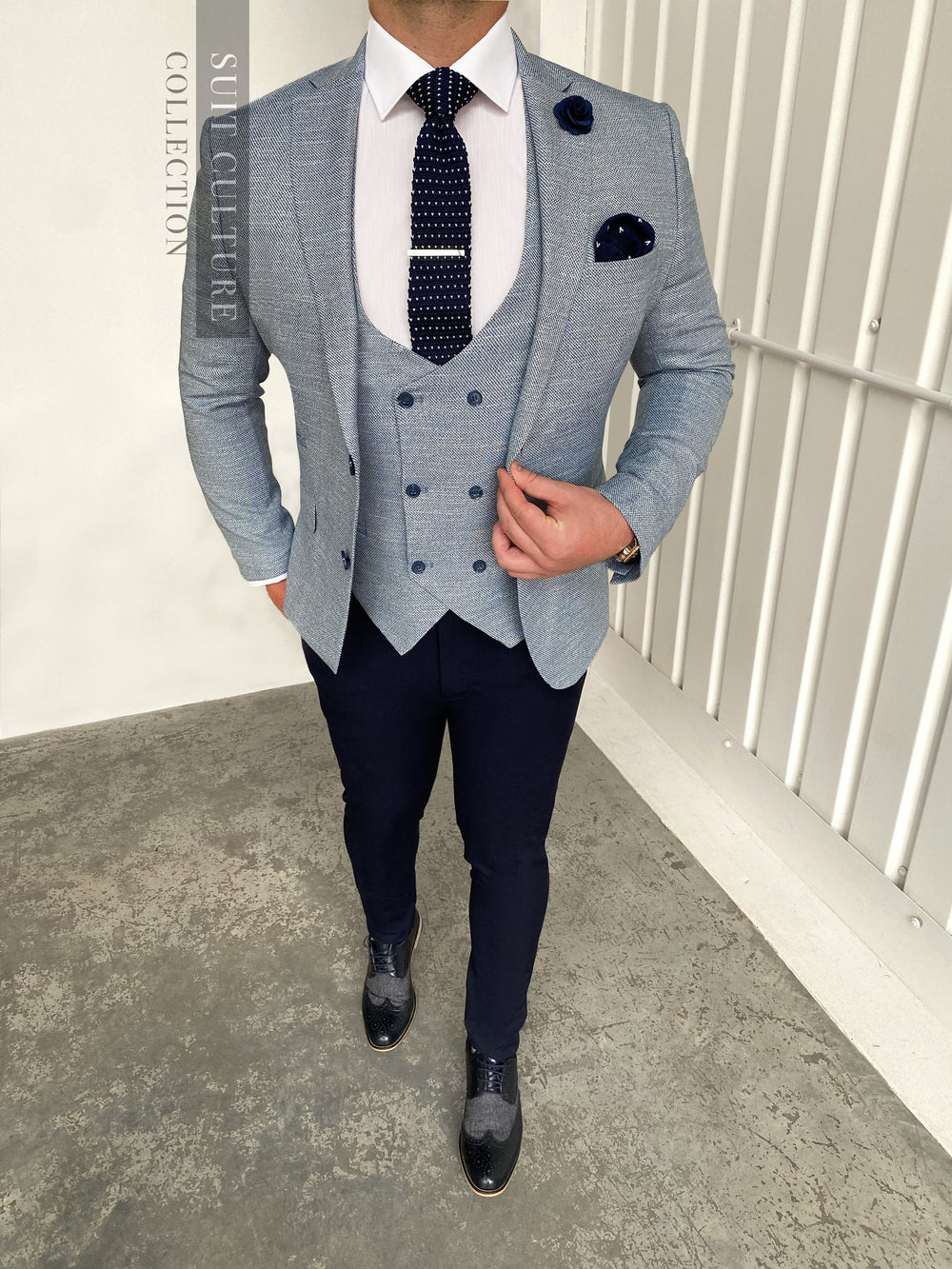 Madrid Blue - 3 Piece -