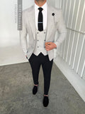 Santorini Grey Black Split - 3 Piece -