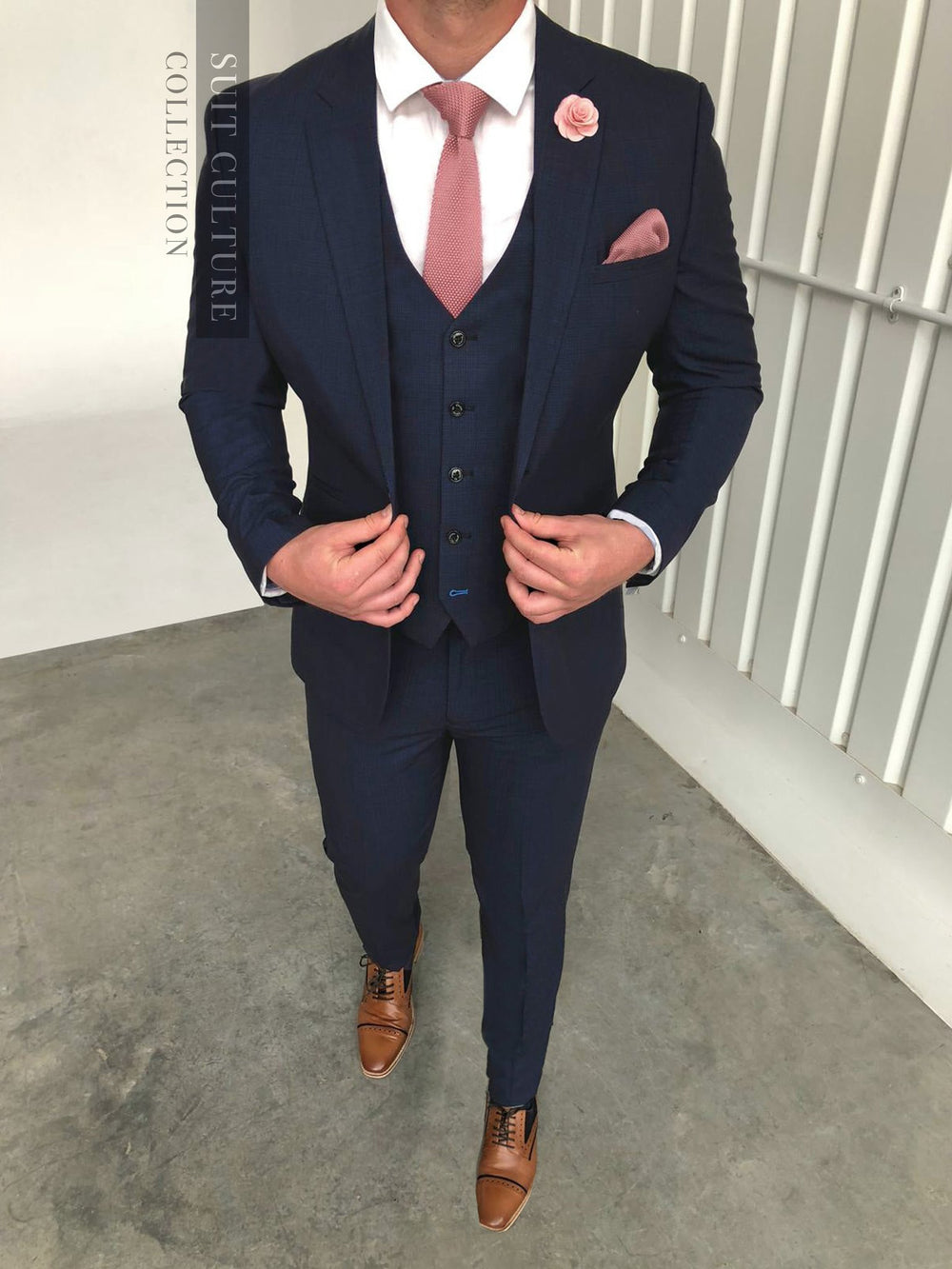 Seeba Navy - 3 Piece -