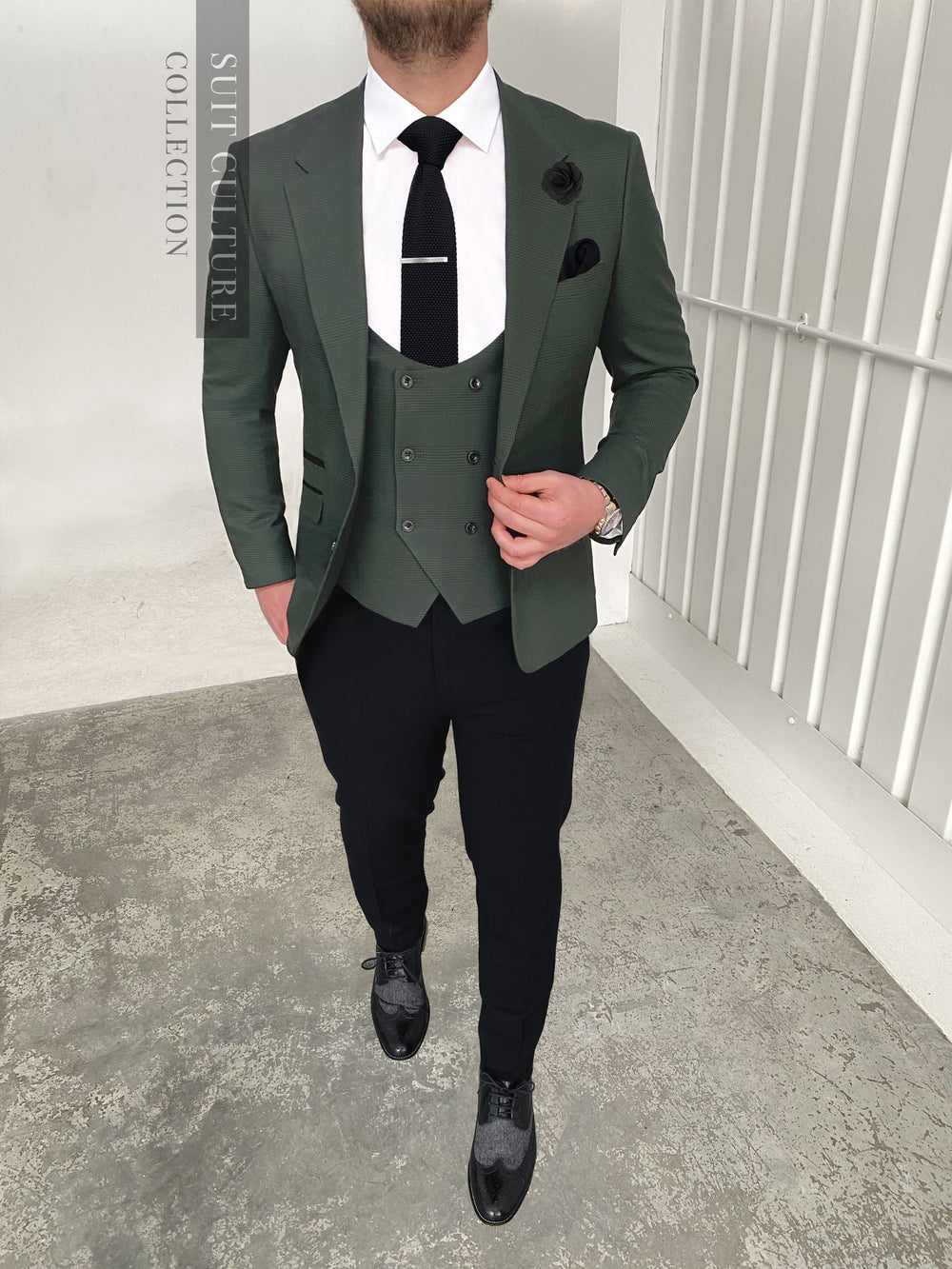 Santorini Green Black Split - 3 Piece -