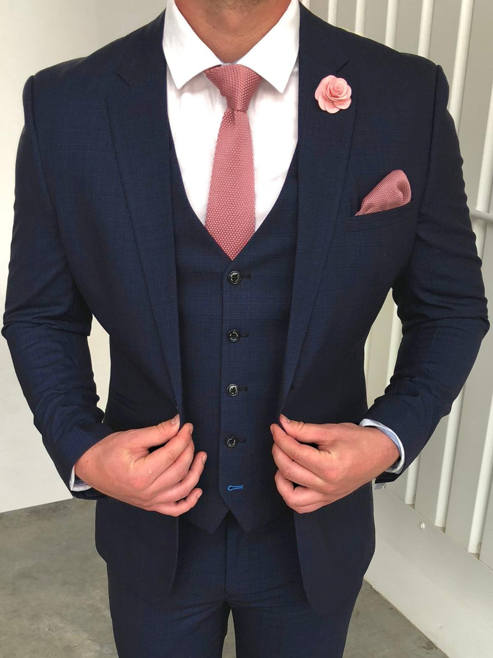 Seeba Navy - 3 Piece -