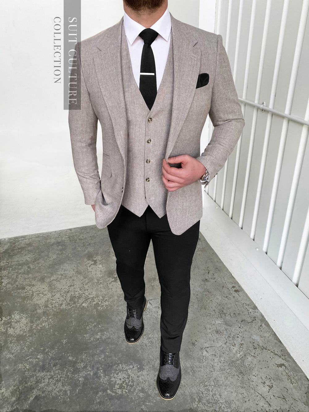 Windsor Black Split - 3 Piece -
