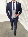 New York Navy & Milan Waistcoat -