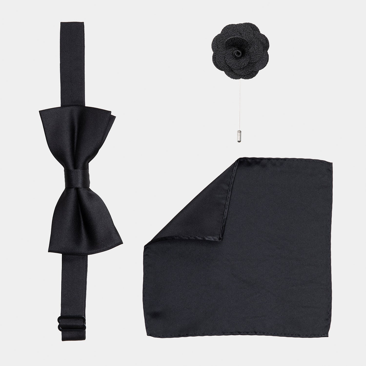 Bow Tie Black Accessories Set