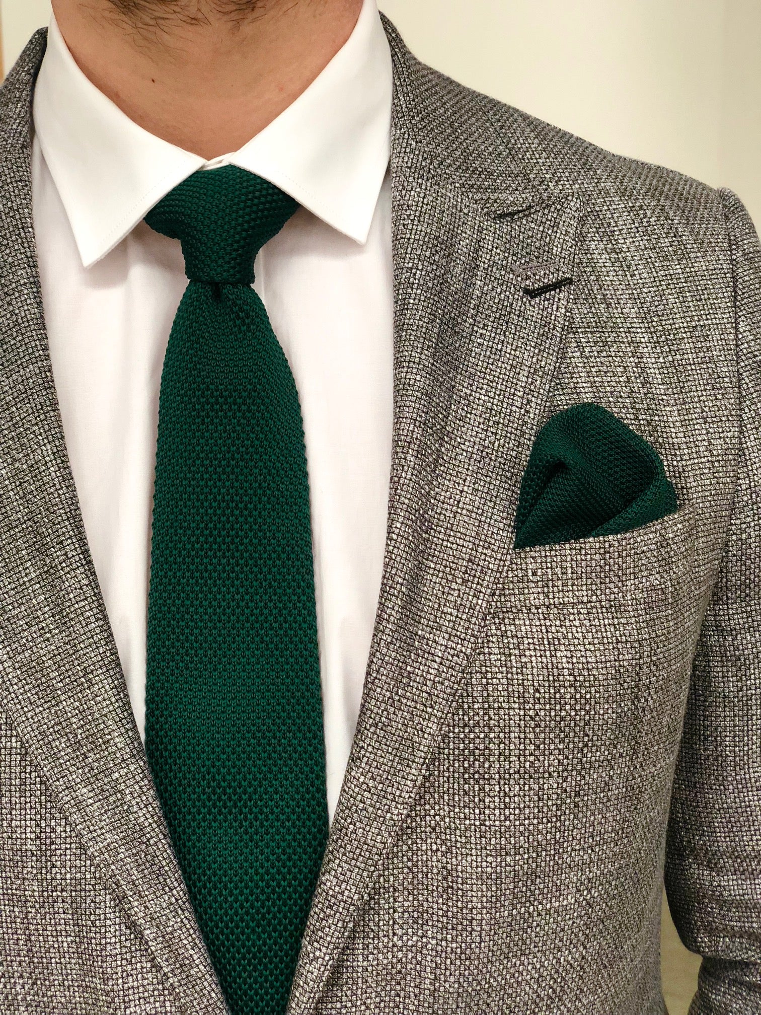Green Knitted