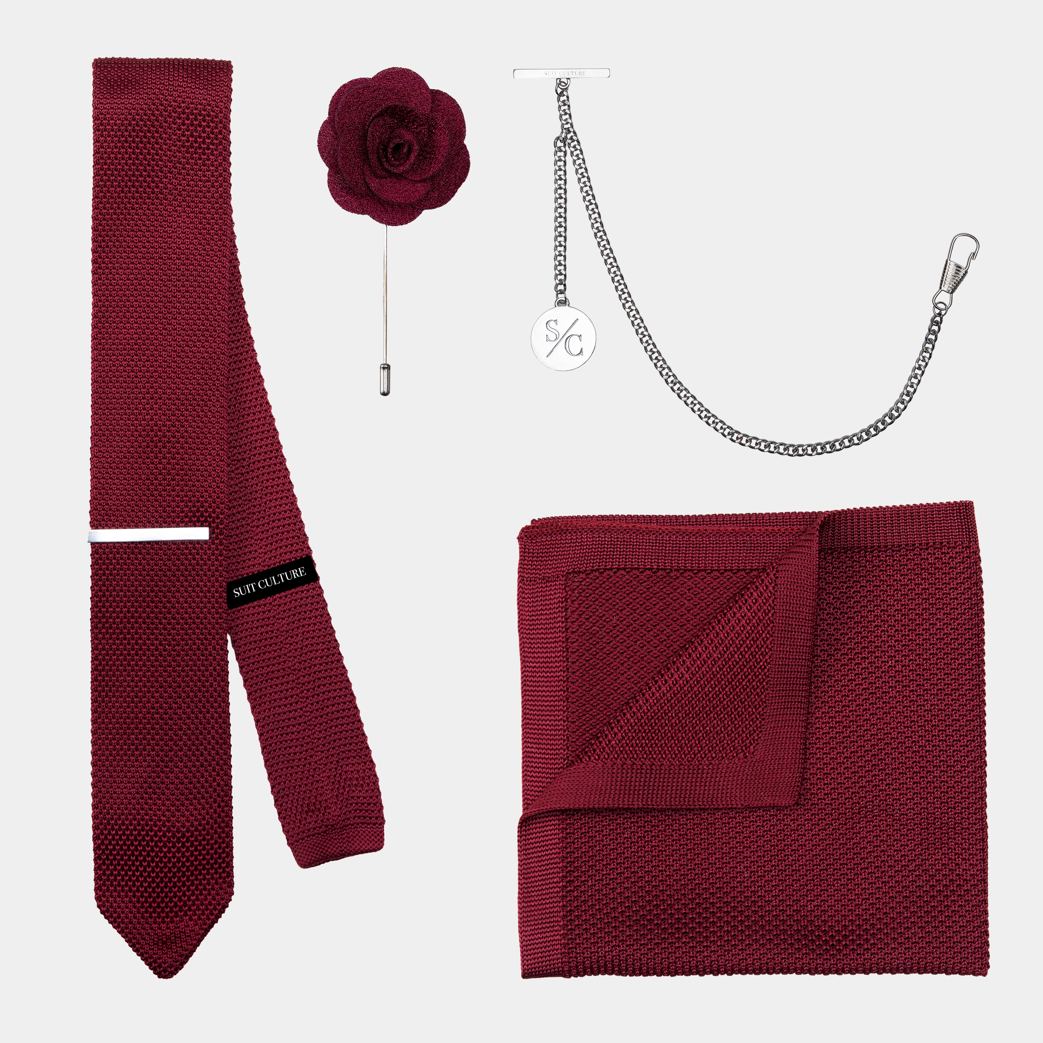 Maroon Accessories Set