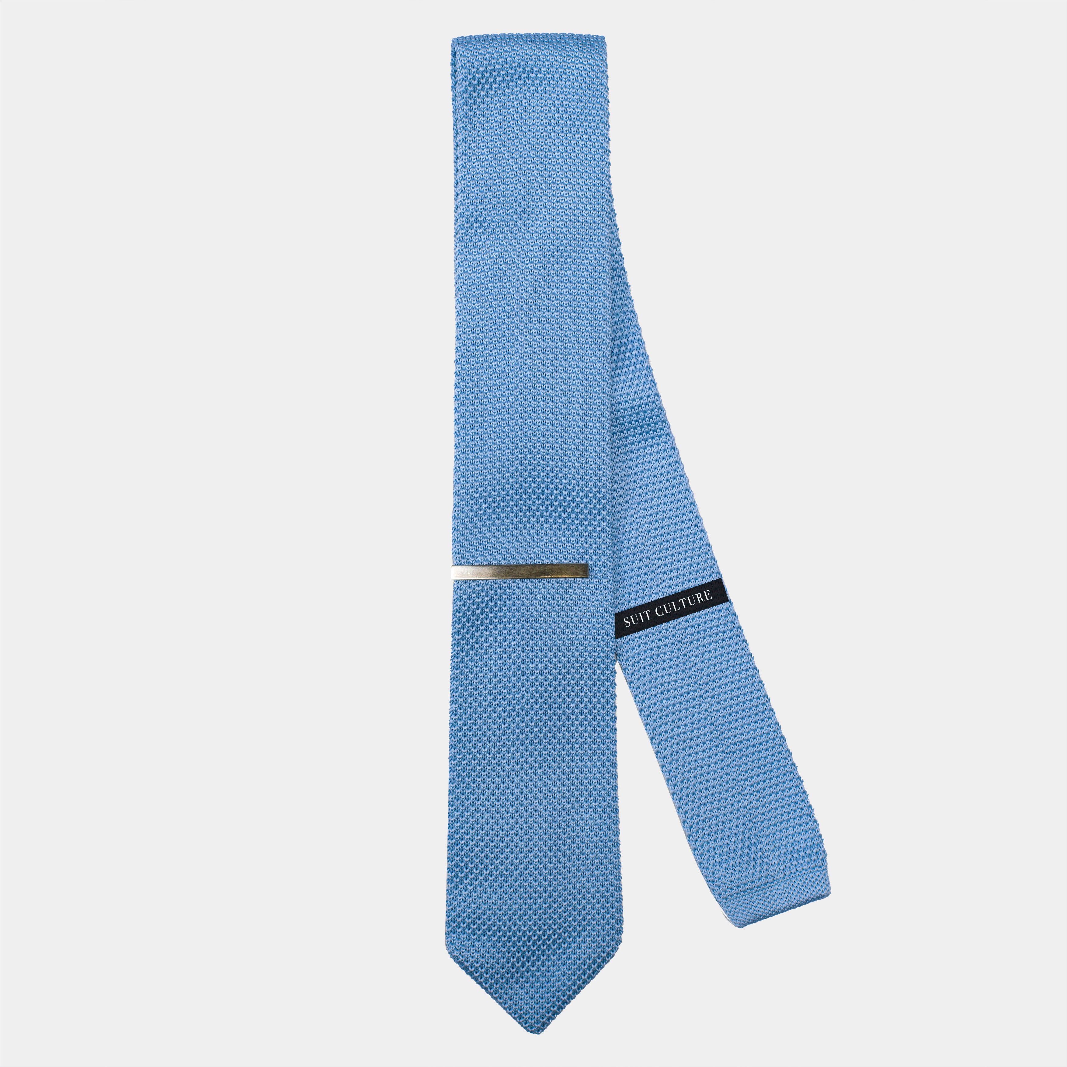 Baby Blue Knitted