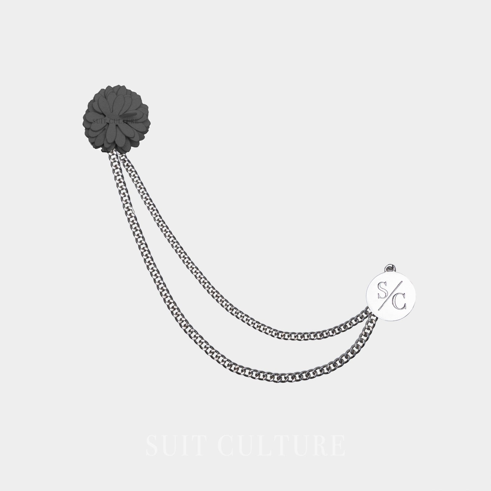 Charcoal Flower Chain