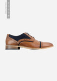 Navy Tan Leather Shoes